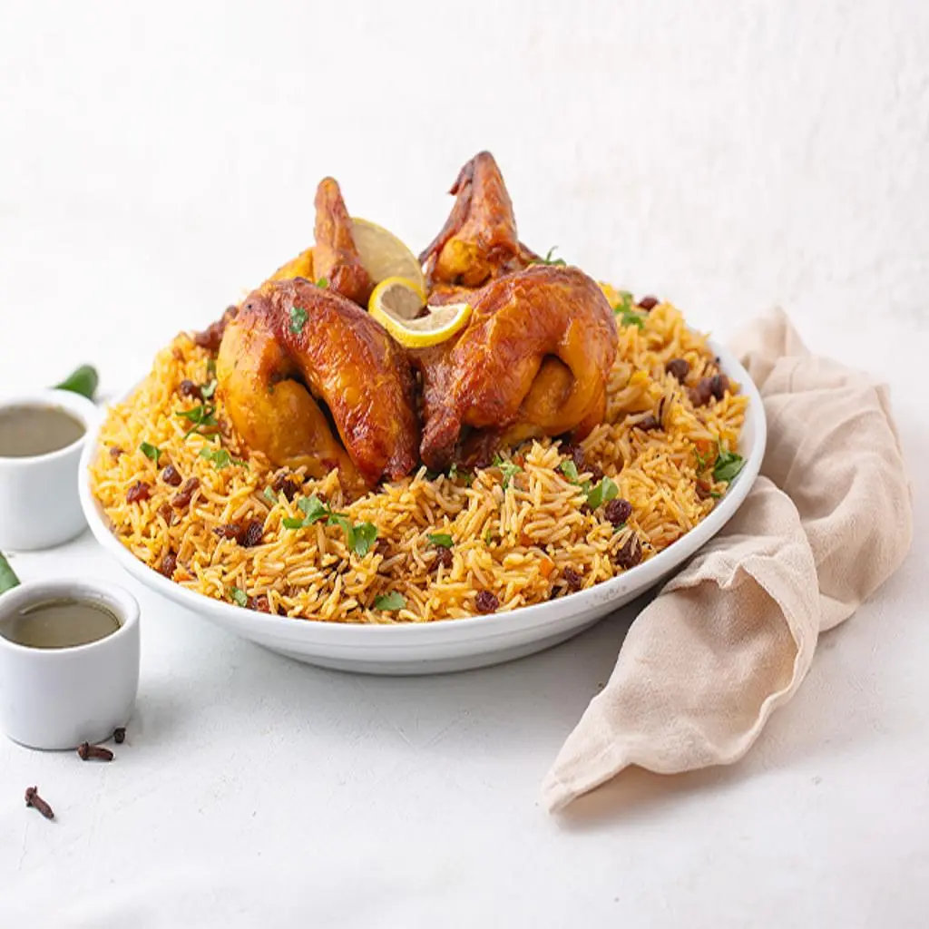 دجاج شواية مع رز